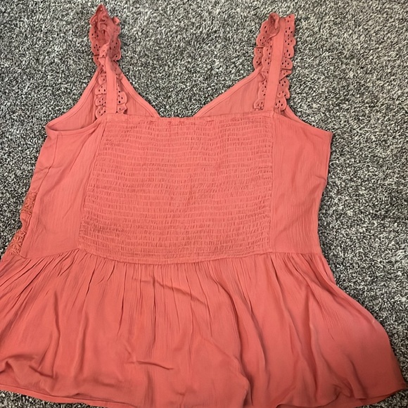 Maurice’s peplum coral/salmon tank - Picture 2 of 2